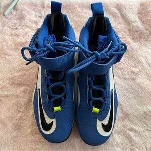 Nike Kids Blue and Black Sneakers b65